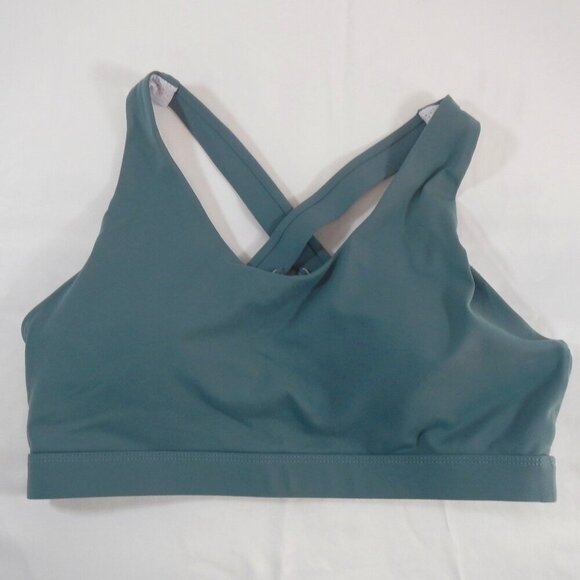 Running Girl Sports Bra for Women, Criss-Cross Back Padded Strappy Size Large - Picture 1 of 5